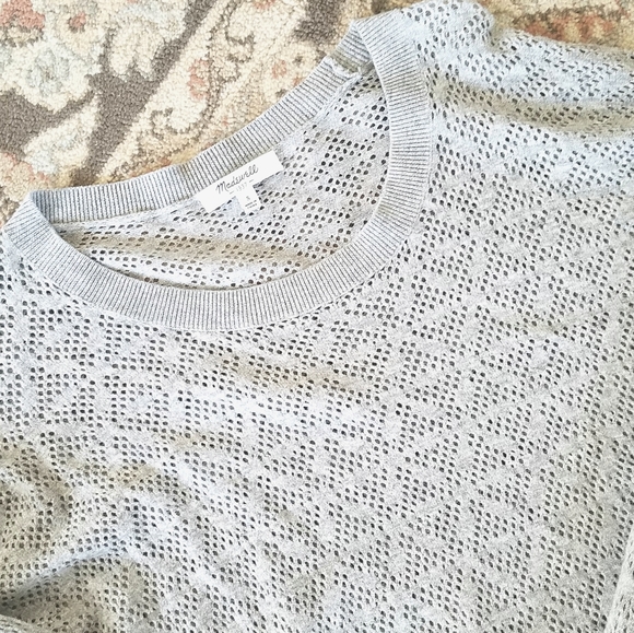 Madewell Sweaters - Madewell Diamond Stitch Sweater - SZ Small
